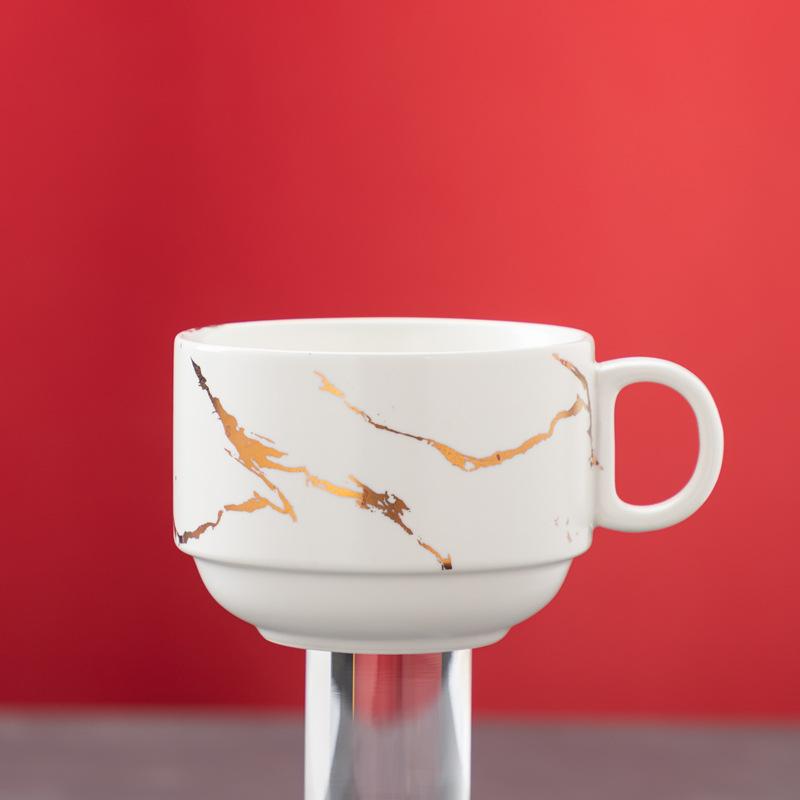 

High-value souvenir mug small exquisite set ceramic ins style home afternoon tea cup luxury gift 201-300ml