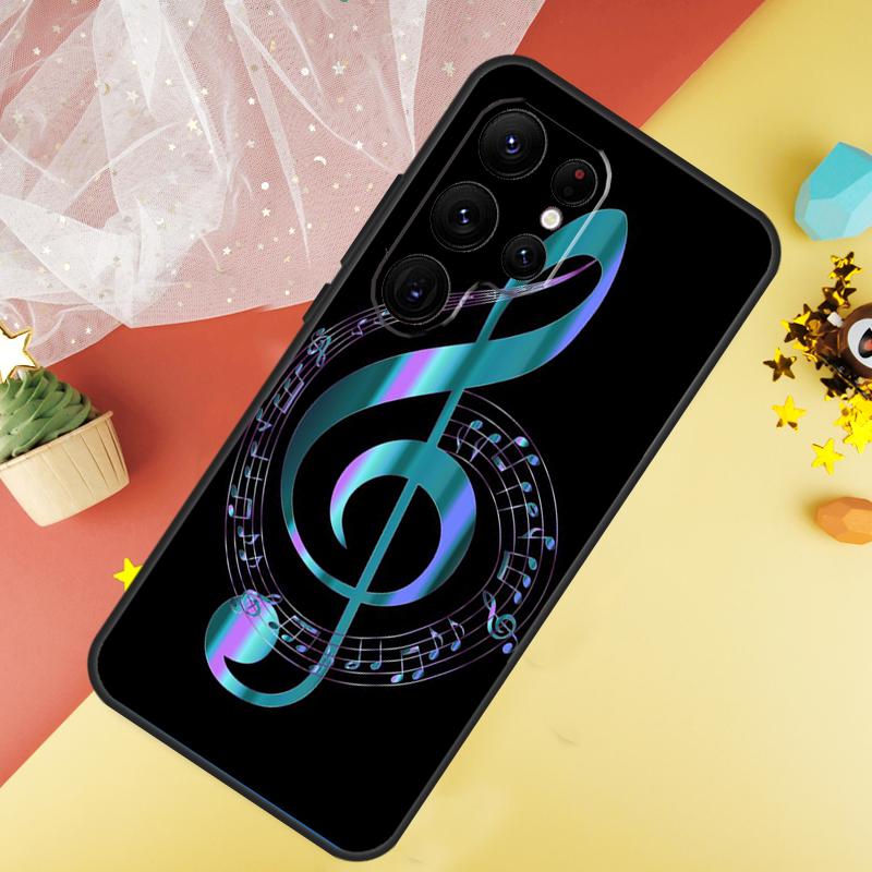 

Musical Music Note Case For Samsung Galaxy S24 Ultra S22 S20 S21 FE S8 S9 S10 Note 20 10 Plus S23 Ultra Cover Galaxy S22 Plus