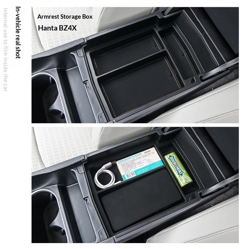 Applicable To Toyota BZ4X Central Control Armrest Box Storage Box Car Storage Car Supplies Special Modification Accessories