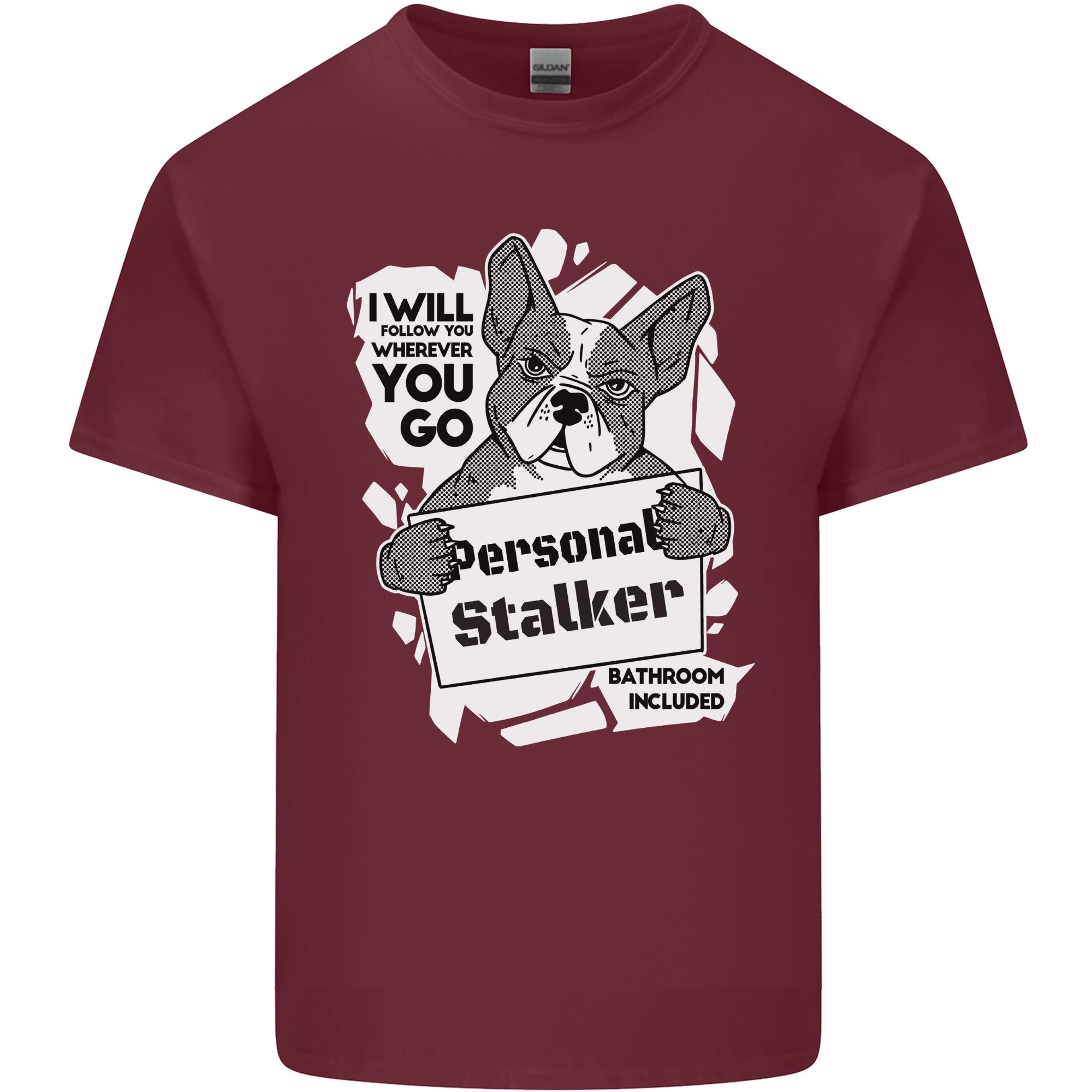 Dog Stalker Funny Unisexs Light Cotton TShirt S