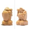 Daikokuten Holz Hinoki Zypresse Eingangsbereich Gebracht Gutes Wohlhabend Reichlich und Wohlhabende Nachkommen H x 10cm B x 7cm Daikoku-sama Figur, Schnitzerei,