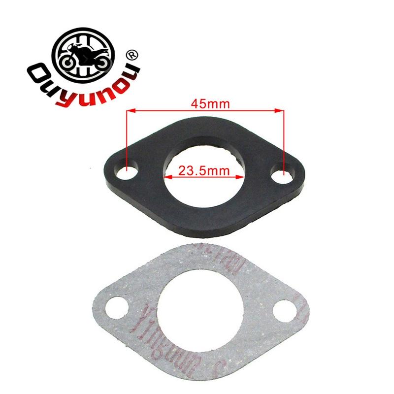 Ouyunou Intake Manifold Spacer Insulator Gasket Fit For Chinese GY6 125cc 150cc Moped Scooter ATV Go Kart