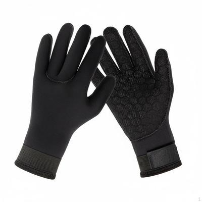 3mm Diving Gloves Waterproof Puncture Resistant Snorkeling Watersports Equipment for Men,
