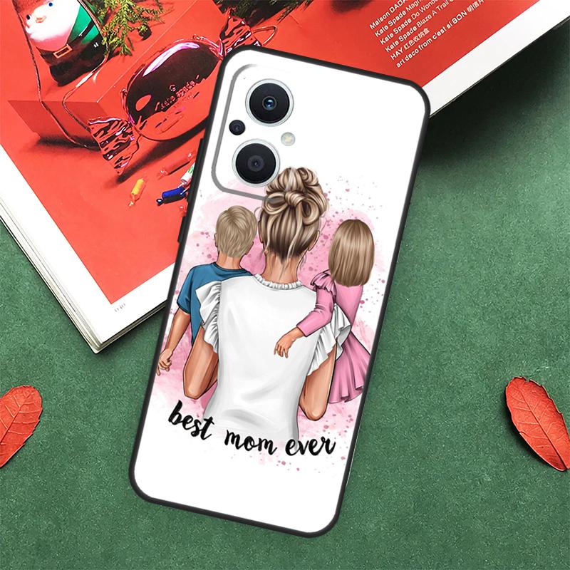 Baby Mom Daughter Girl Son Dad Case For OPPO Reno 14F 13F 12F 11F 12 13 14 10 Pro 7 8 Lite OPPO Find X5 X6 X8 X9 Pro Cover