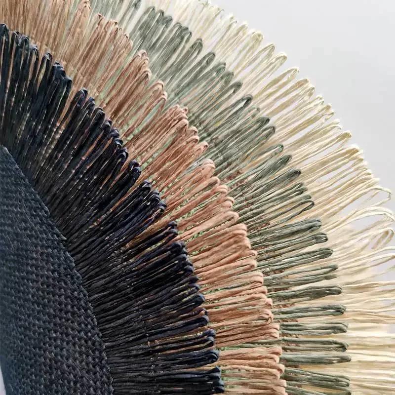 1pc Round Linen Placemats Table Mats Hand Woven Non-slip Heat Insulation Place Mats Tea Cup Pad Dining Table Decorations