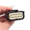 16-Pin 7-Wire LED Headlight Connector Pigtail Harness For 15-17 Ford F150 Truck