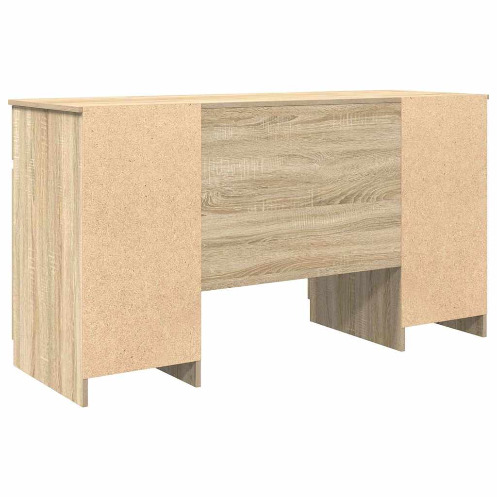 Desk in Sonoma Oak 140 x 49 x 76 cm Particleboard
