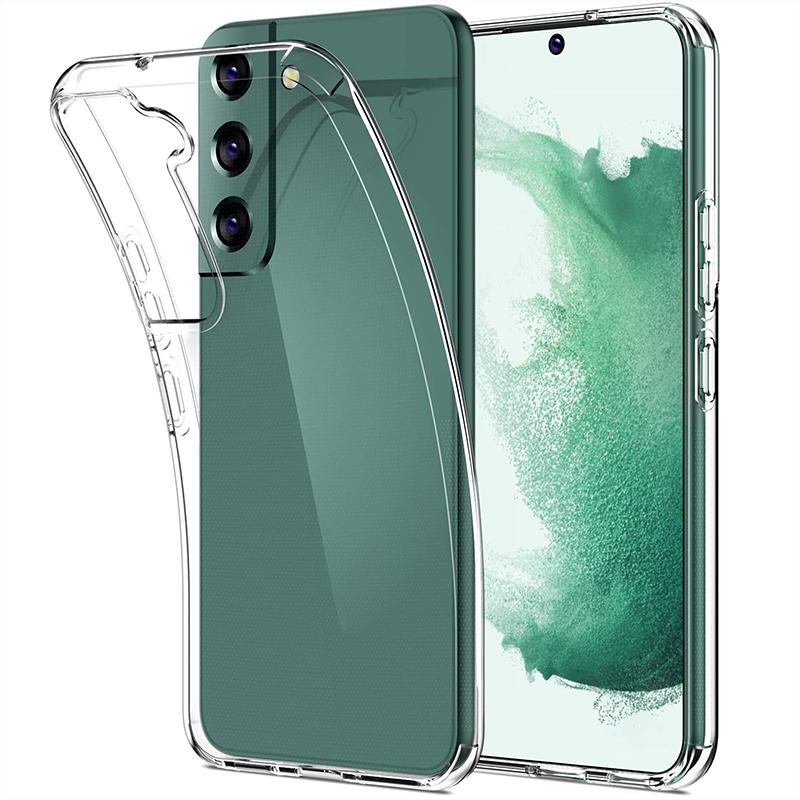 Simple Clear Silicone Phone Case for Samsung Galaxy S22 S21 S20 A23 A13 A33 A03 A12 A22 A32 Honor 50 Redmi Note 11 10 9T iPhone 13 12 11 Soft Cover