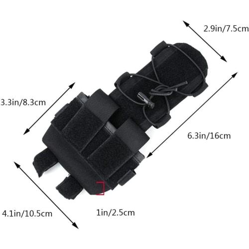 Tactical MK2 Helmet Battery Pouch Counterweight Bag Helmet Balance Weight Bag Airsoft Helmet Accessory for FAST Helmets