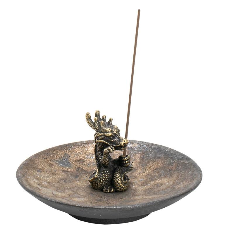 Chinese Zodiac Incense Holder, Vintage Alloy Incense Burner for Ox, Horse, Pig, Chicken, Rat, Dog, Snake, Dragon, Monkey, Sheep, Tiger, Rabbit, Turtle