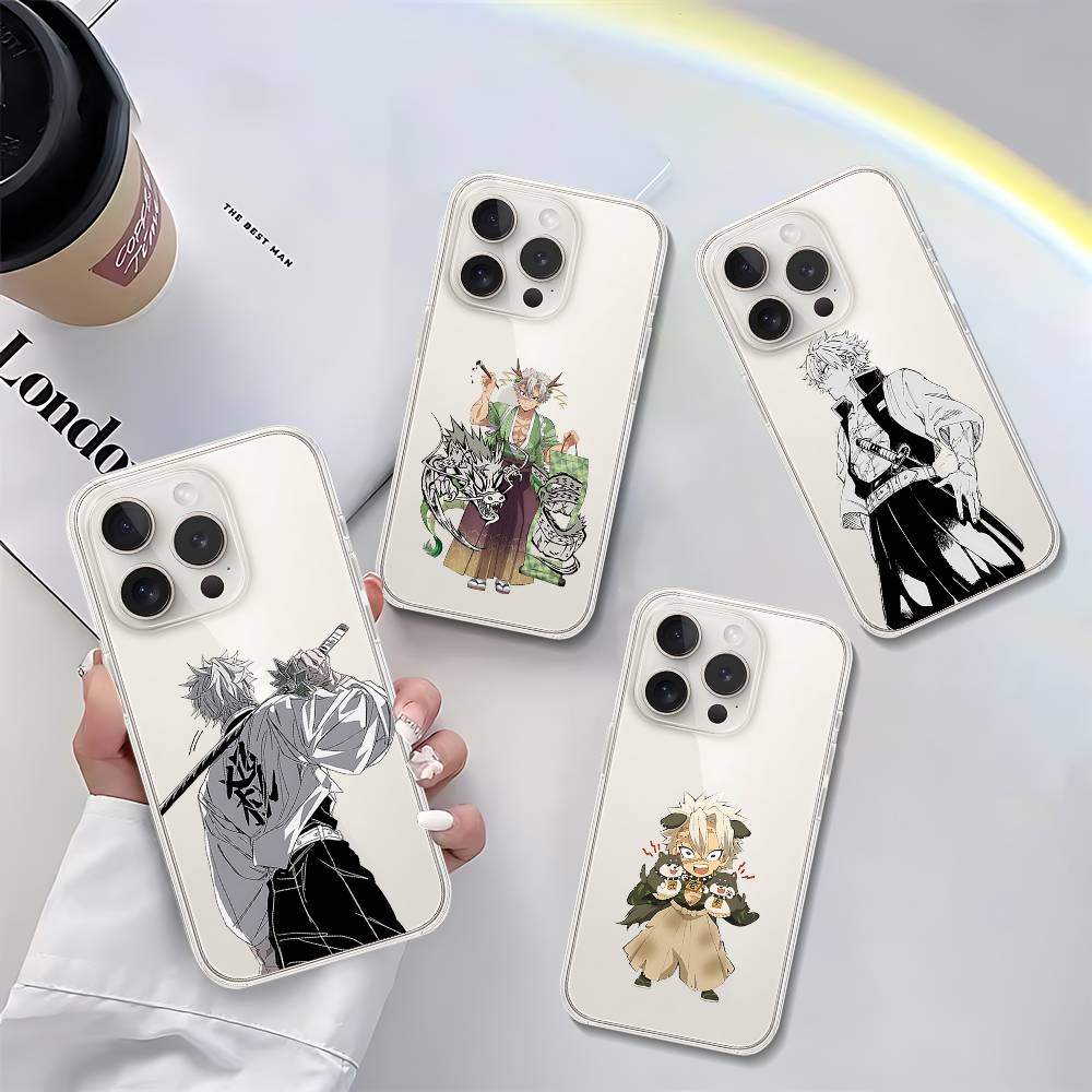 Cute S-Shi-na-zugas-was Phone Case For IPhone 17 16 15 14 Plus 13 12 11 Pro Max Phone Back Cover Transparen