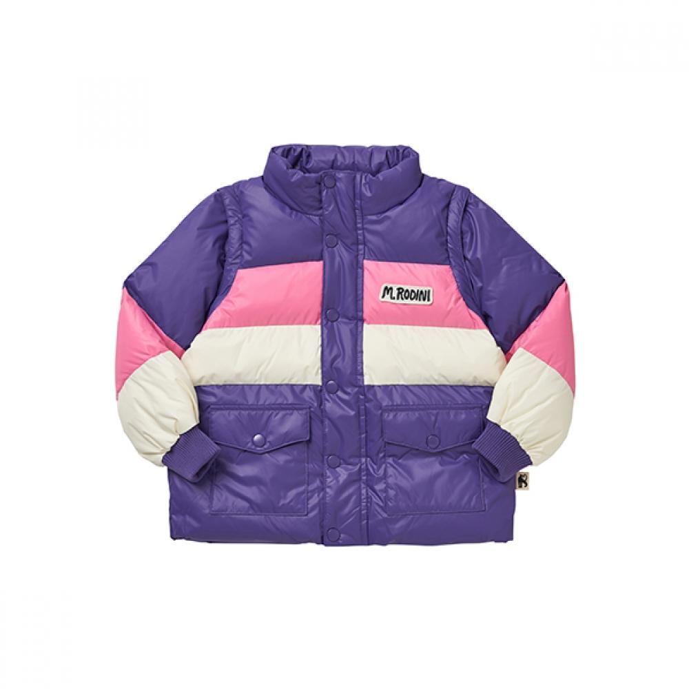 

Mini Rodini 2371010345 Zip Sleeve Puffer Jacket Zipper Sleeve Puffer Kids Jacket 2371010345 (128/134)