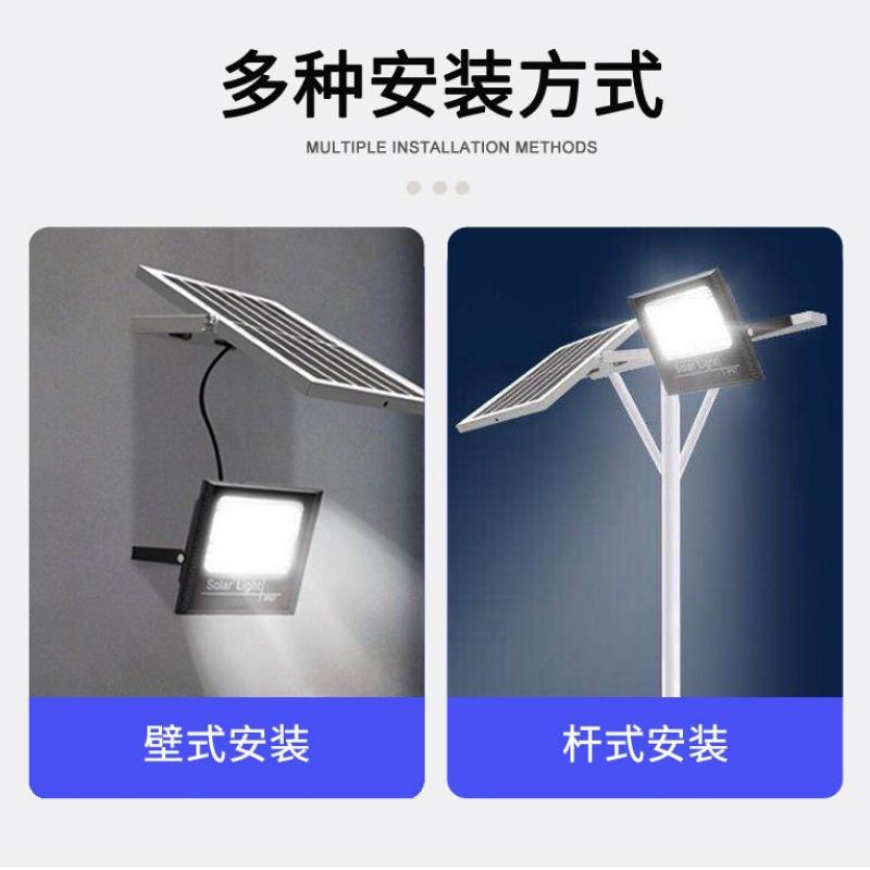 Hight Power Solar LED Light Outdoor Solar Spotlights with remote control Garden led Reflector Waterproof Wall Light