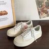 Platform Canvas Shoes Women's New Height-increasing Versatile White Shoes 803