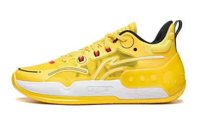 YOUNG Slip Resistant, Abrasion Resistant, Rebound Low Top Children's Basketball Shoes Radiant Yellow YKBT022-3