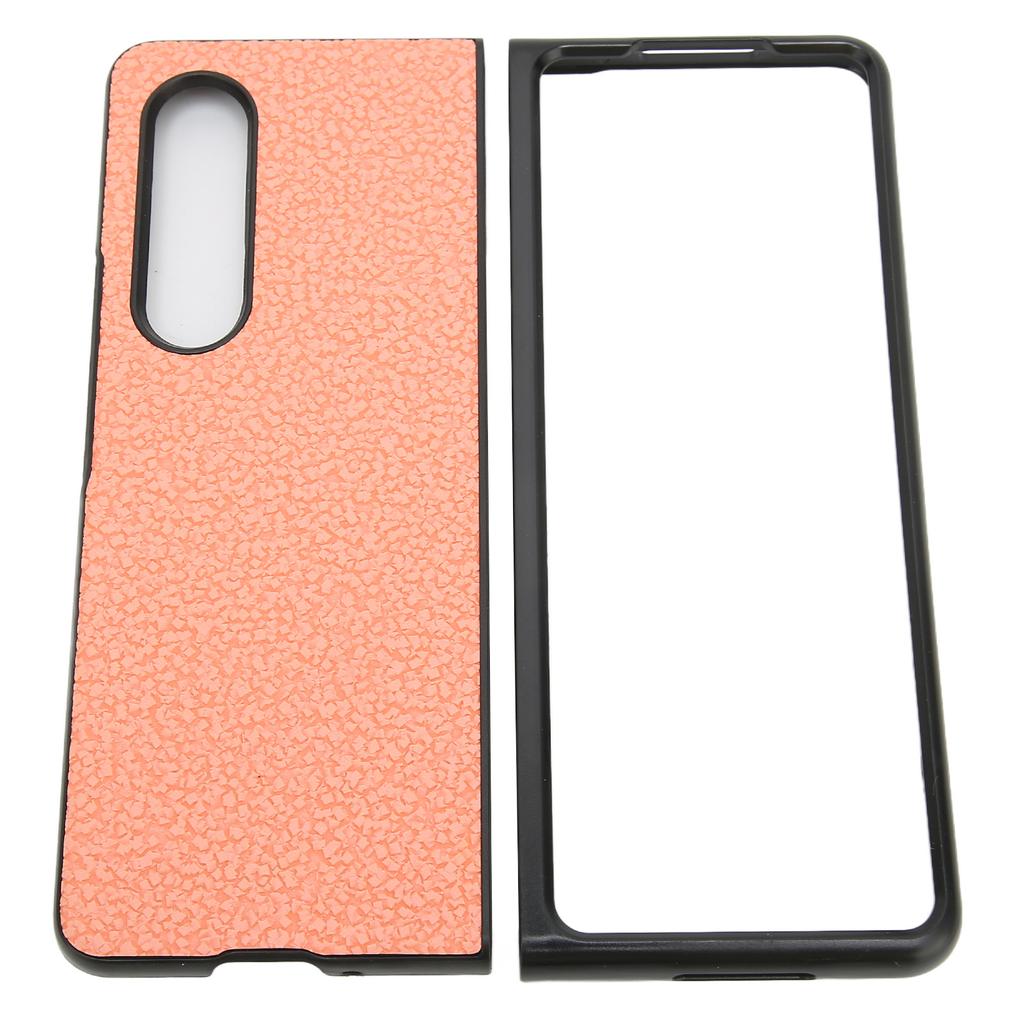 Phone Protective Case Scratch Resistant PU Leather Phone Cover Protector for Galaxy Z Fold 3