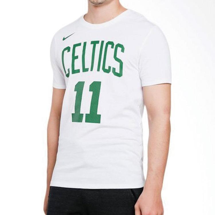 Nike Kyrie Irving No. 11 Boston Celtics Sports Casual Short Sleeve T-Shirt Men Tops White 870761-109