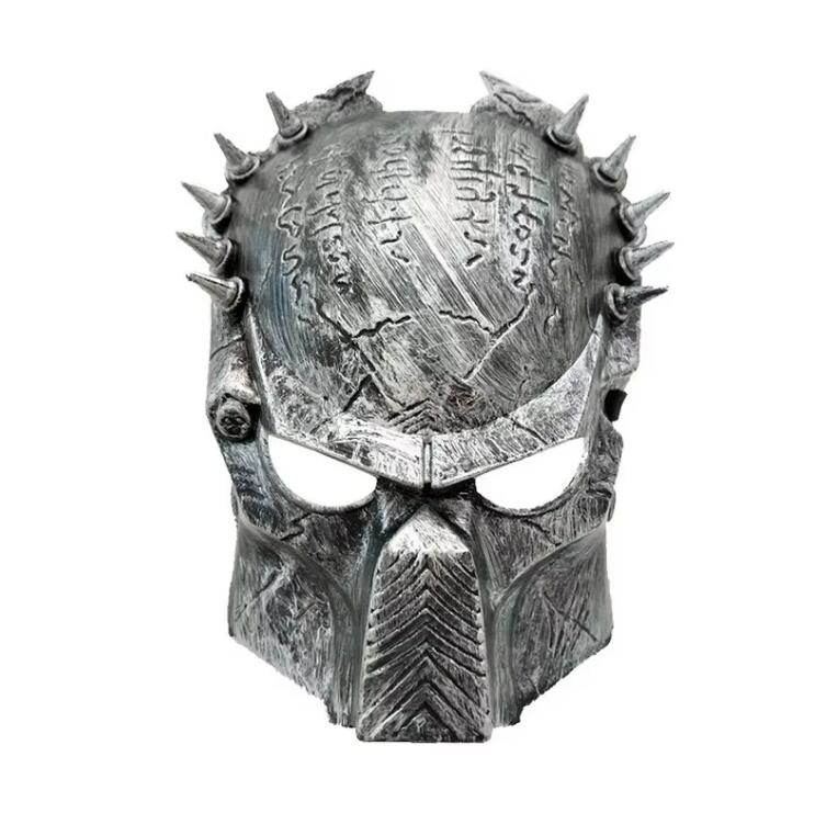 1:1 Scale Movie Alien Predator Cosplay Mask Costume Helmet Props Antenna Halloween Party Horror Full Face Head Mask Toys