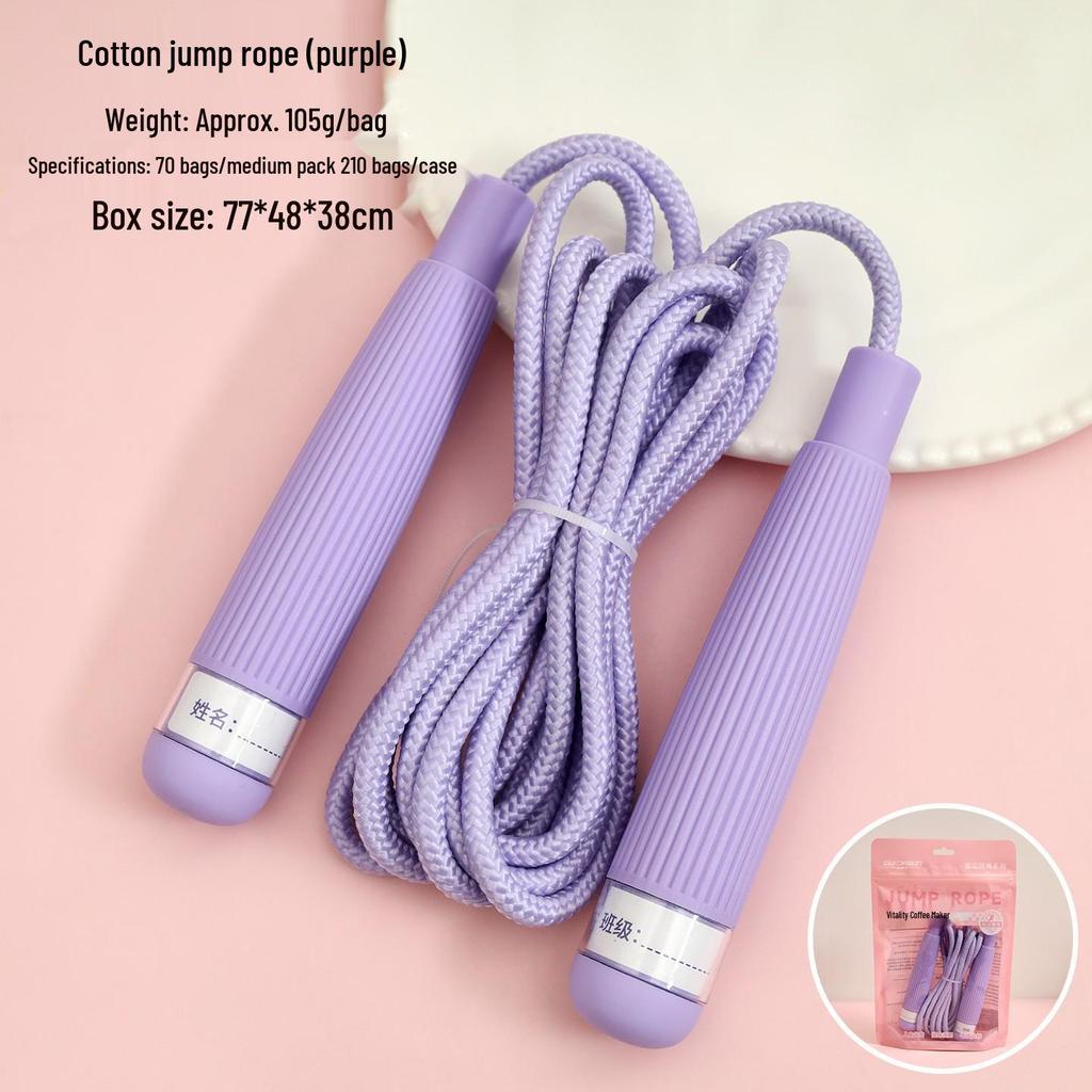 Adjustable Bamboo Jump Rope for Kids - Ideal for School, Kindergarten, Competitions, and Beginners