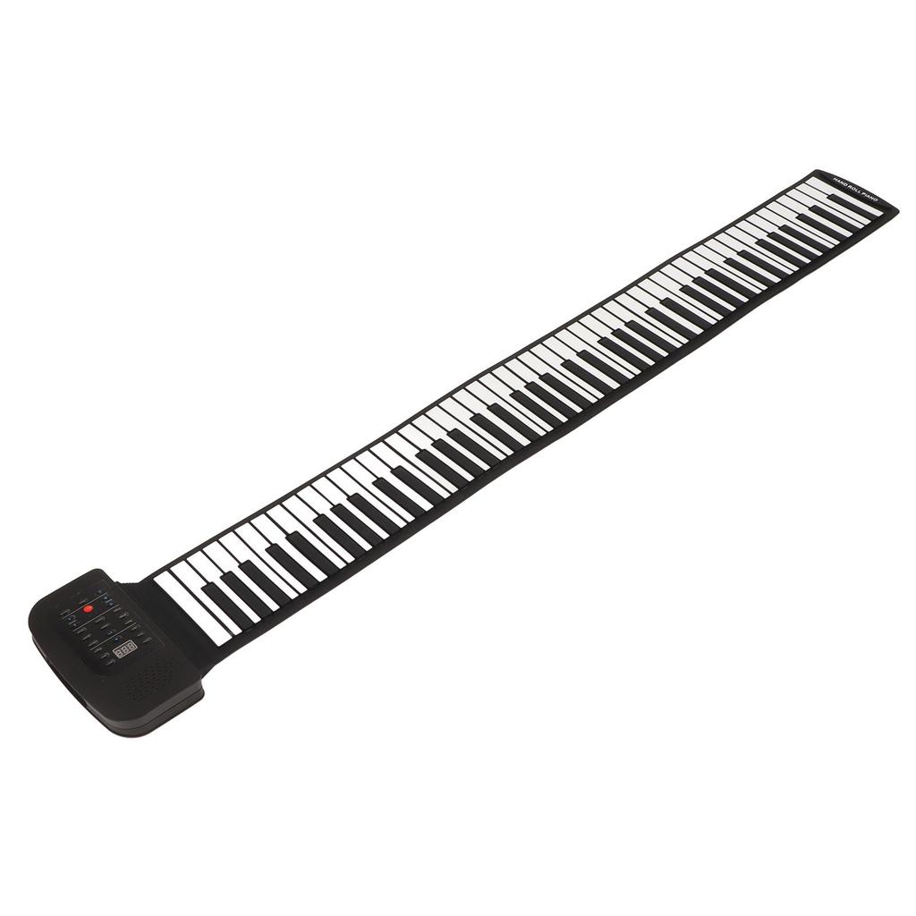 Roll Up Piano 88 Tasten Einzelhorn Bluetooth MIDI-Funktion Flexibles Rollpiano mit externem Ton