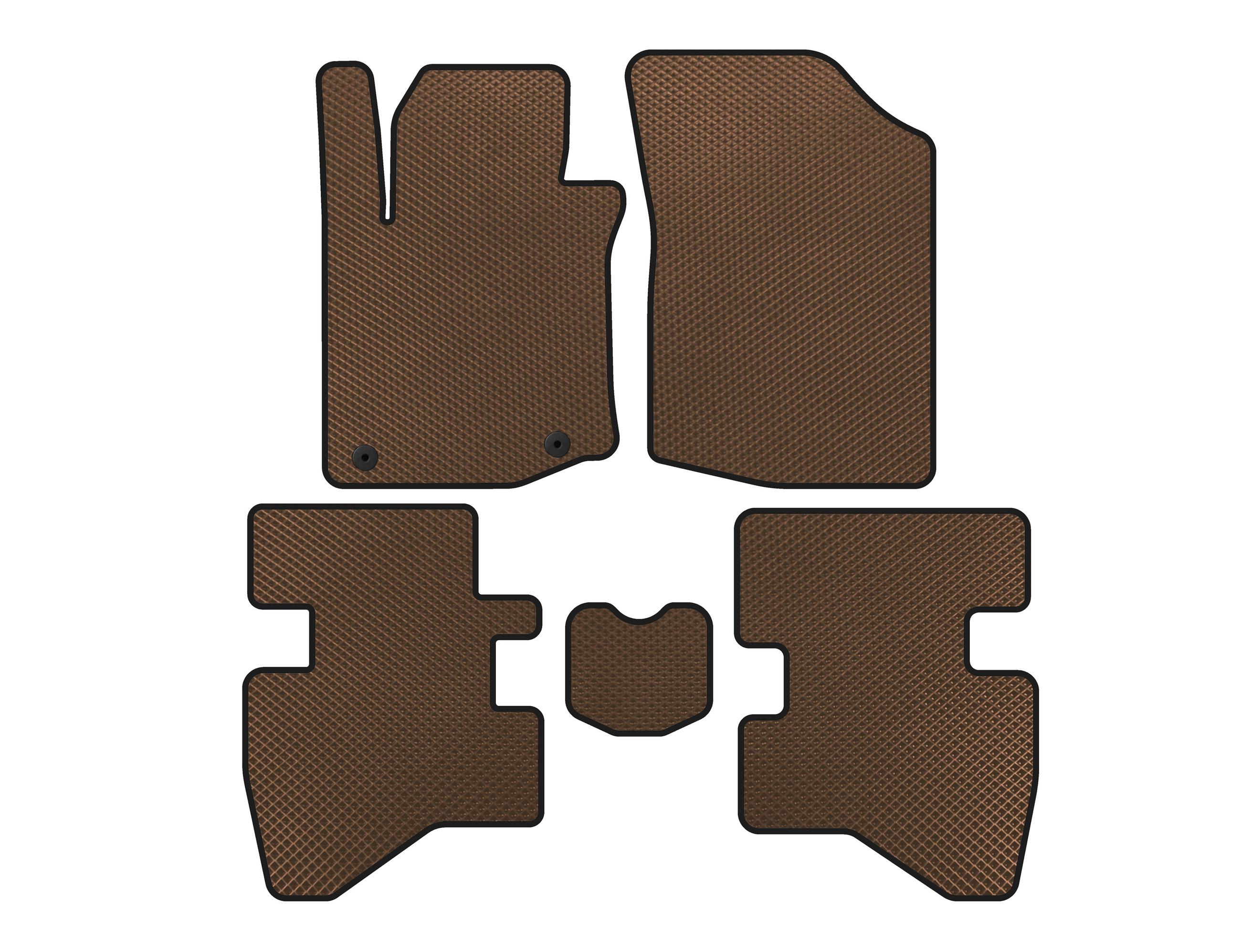 

Коврики EVA (HB, Коричневый) для Citroen C-1 2014-2021 гг