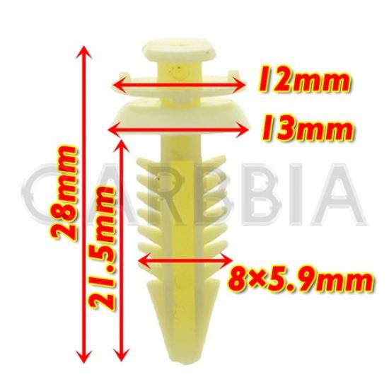 50pcs Door Trim Panel Clips For 1999 GMC Sierra 1500 GM Trucks 1988-On 15545202