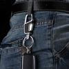 [Rockyu] Keychain, Men's, Women's, Car Key Ring, Zinc Alloy, Leather-like