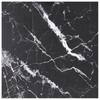 Vidaxl Tischplatte, Schwarz, 80x80 cm, 6 mm, Glas mit Marmormuster