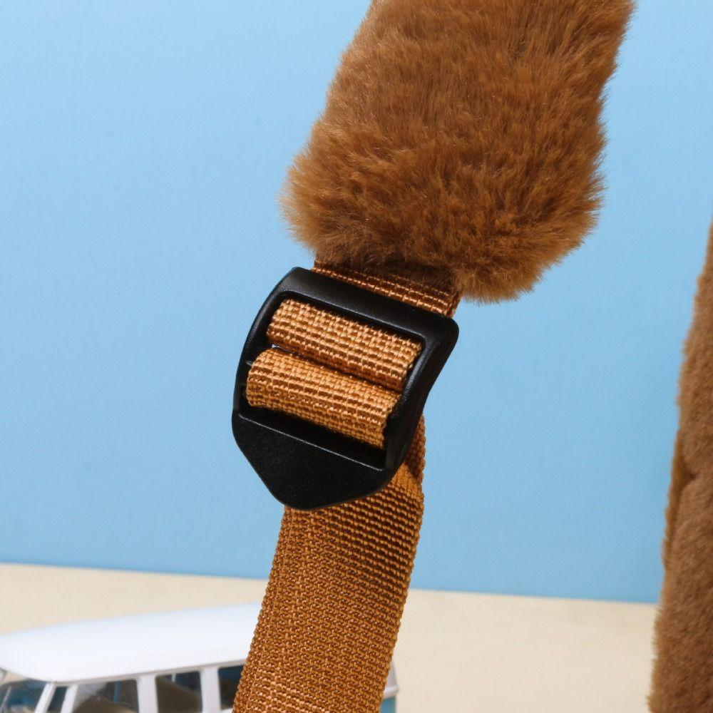 Animals Cartoon Shoulder Bag Plush Doll Bag Students School Bag Capybara Plush Backpack Unisex