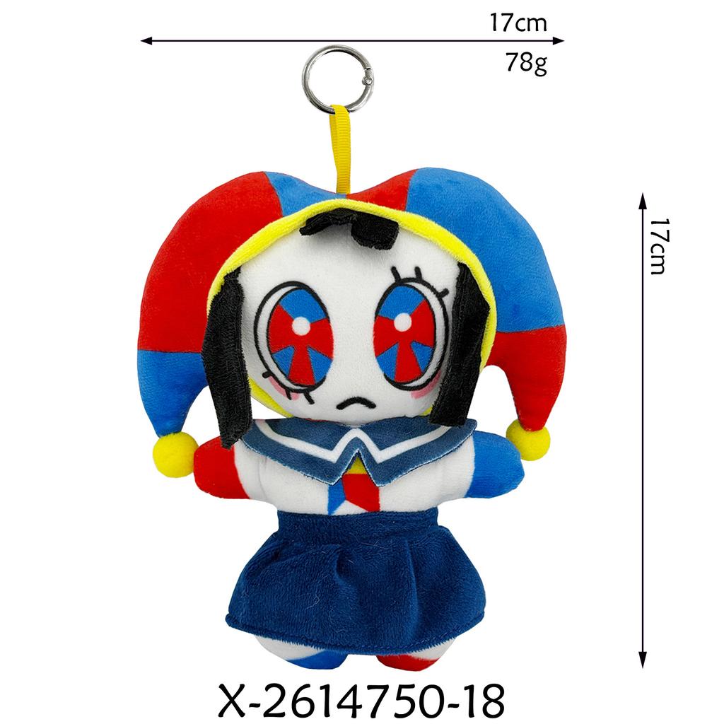 Amazing Magic Pomni Clown Rabbit Plush Doll Periphery Stuffed Toy Kids Adults Gift Anime Cute Theater Rabbit Digital Doll