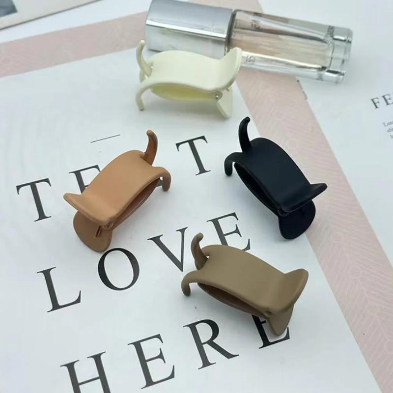 Fashion Simple Ponytail Hair Clip Solid Color Hair Accessories Hairpin Headdress Headwear Barrette Women