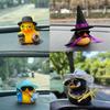 Auto Quietscheente Gummi-Ente Auto-Schmuck Enten-Auto Armaturenbrett-Dekorationen als Auto-Schmuck Schreibtisch Büro-Dekoration