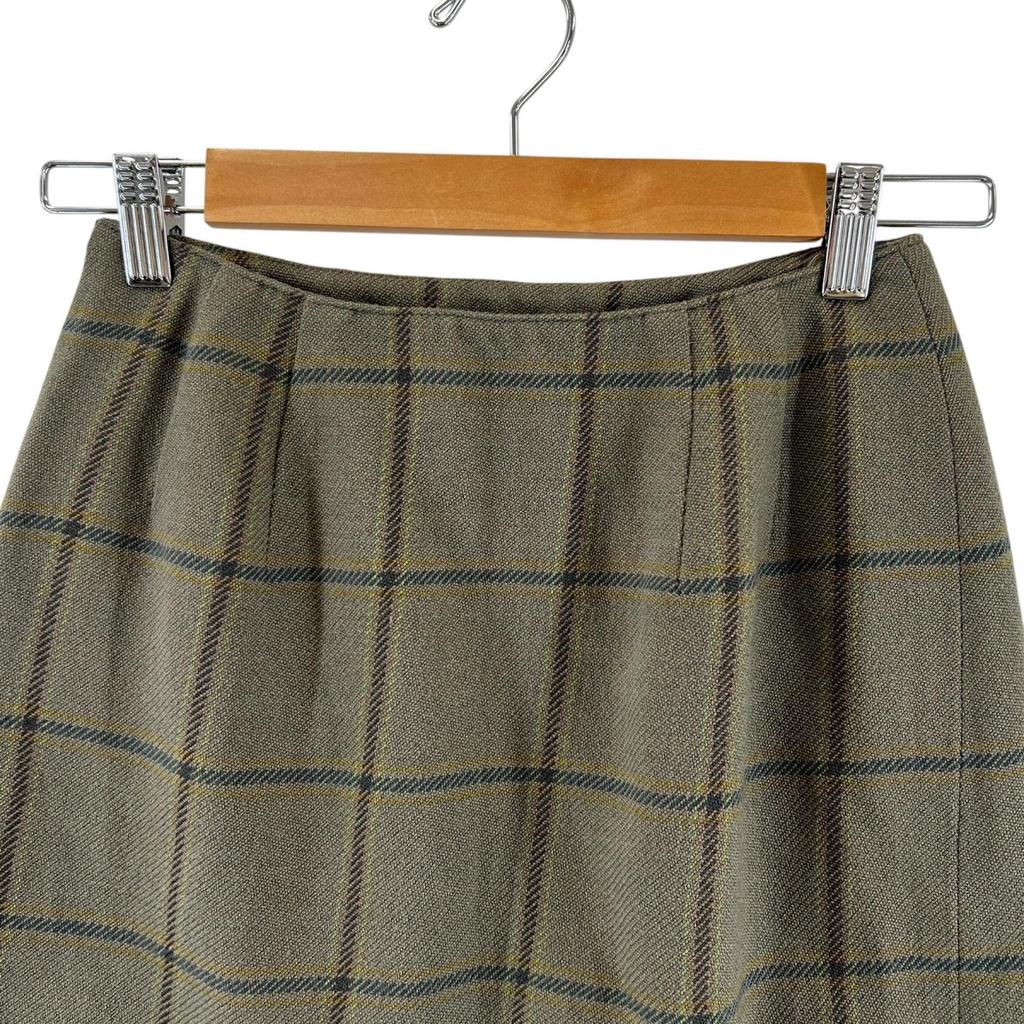 ARMANI Tartan check skirt Car key Women 40 used