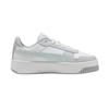 Puma Carina Street Leather Comfortable Height Increasing Low Top Skateboard Shoes Women's White Gray 389390-43