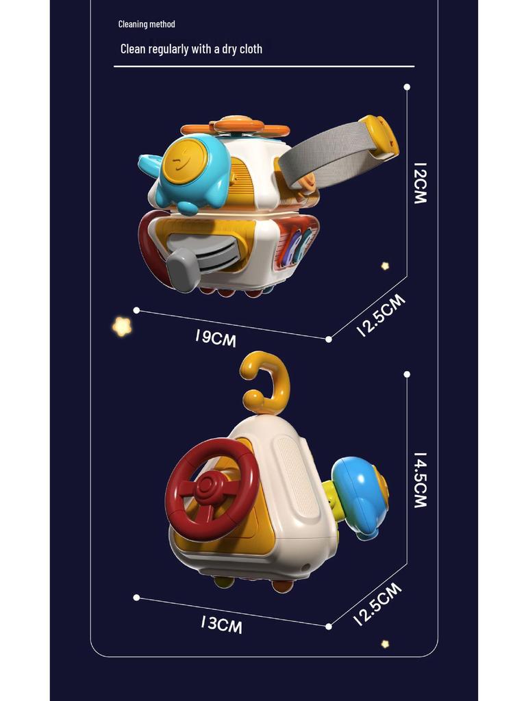 Cross-Border Baby Sensory Rattle: Busy Ball Hand-Grasp Toy for Early Education and Development