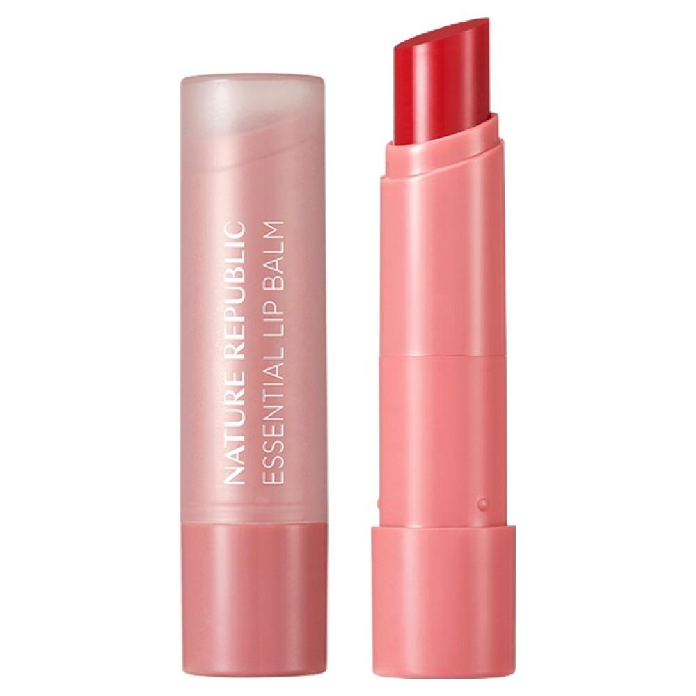 Nature Republic Essential Lip Balm 05 Rose Hydrating & Moisturizing Lip Care 3.2g x 2