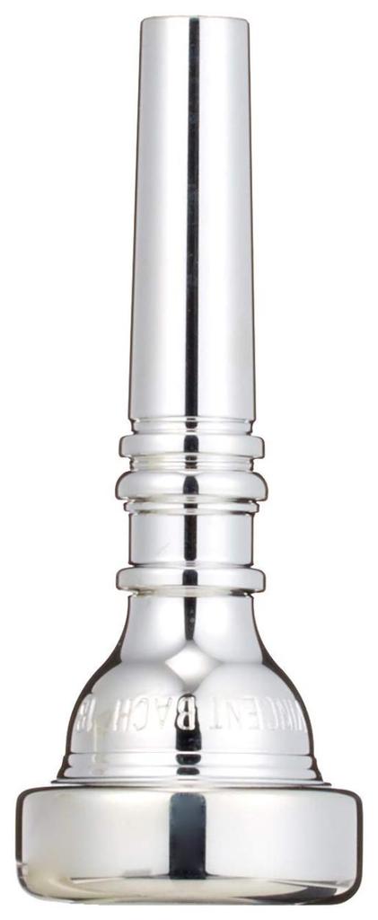 Bach Cornet Mouthpiece 1B, Silver Plated Finish