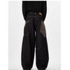 Year of the Snake Limited Scimitar Python Black Jeans Wide Leg Men's and Women's Pants American Loose Mopping Casual Pants Straight Pants