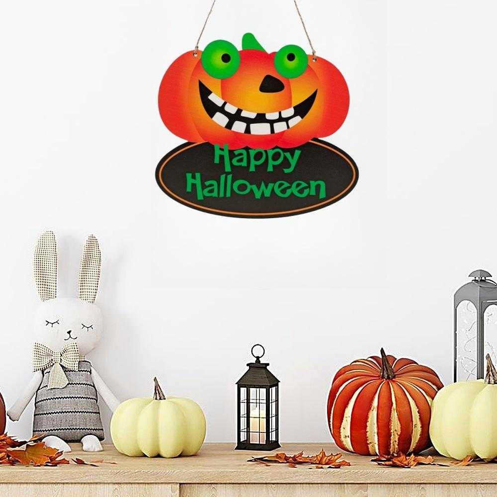 Popular Wooden Crafts for Halloween Party Decorations Bat Pumpkin Spider Decorative Festival for Decorative Accessories