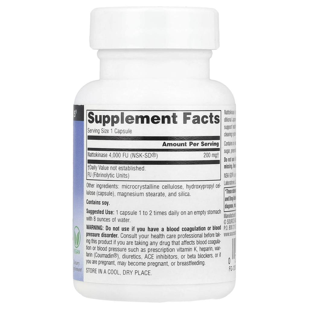 Nsk-Sd®, Nattokinase, 200Mg, 30 Veggie Caps