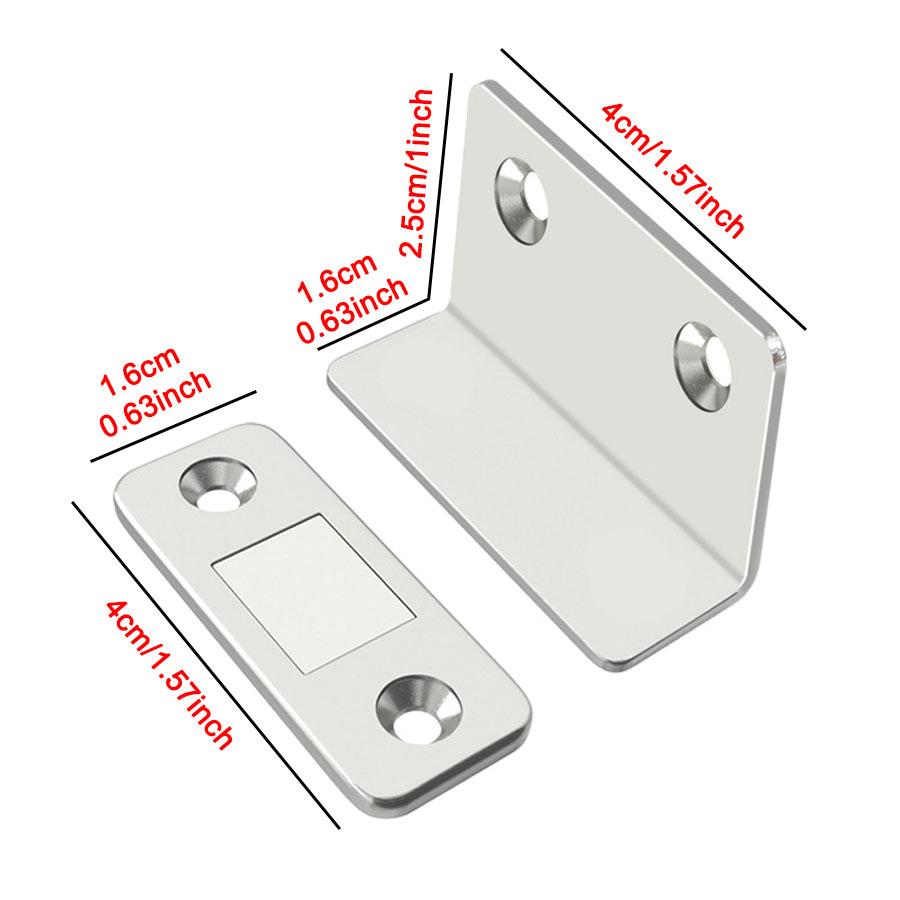 10 Sets of Magnetic Door Stops and Locks: Easy To Install, (Two Installation Methods)
