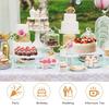 Acrylic Cake Display Stand Clear Cake Holder Square Dessert Display Riser 3 Pcs Cupcake Stand Acrylic Cake Display Stand For