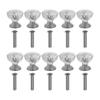 5/10PCS Transparent Diamond Shape Crystal Glass Cabinet Knob Jewelry Box Drawer Pull Handle Furniture Handle Hardware Supplies