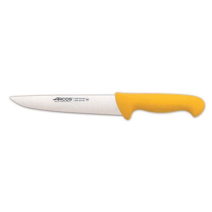 Couteau de boucherie - ARCOS - Prof 294800 - Acier inoxydable Nitrum - Mango ergonomique - 20 cm