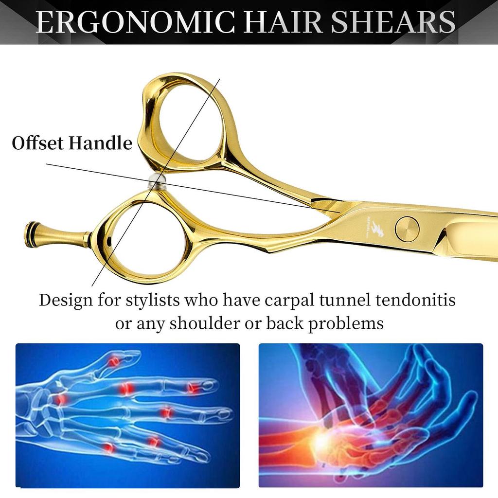 6.0" 440C Mizutani Memorial Hairdressing Bangs & Straight Scissors