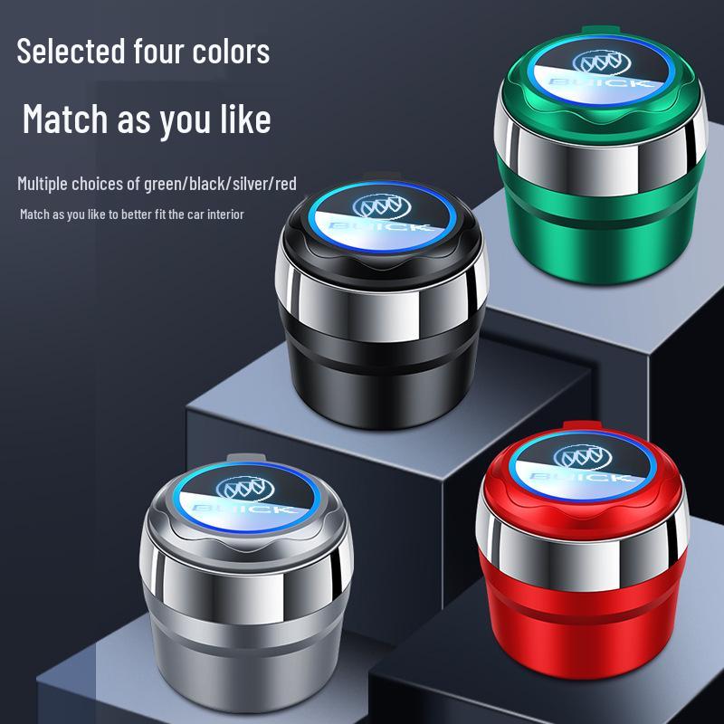 Seven-Color Ambient Light Car Ashtray for Buick Regal, LaCrosse, Encore, E5, Excelle, Angyang