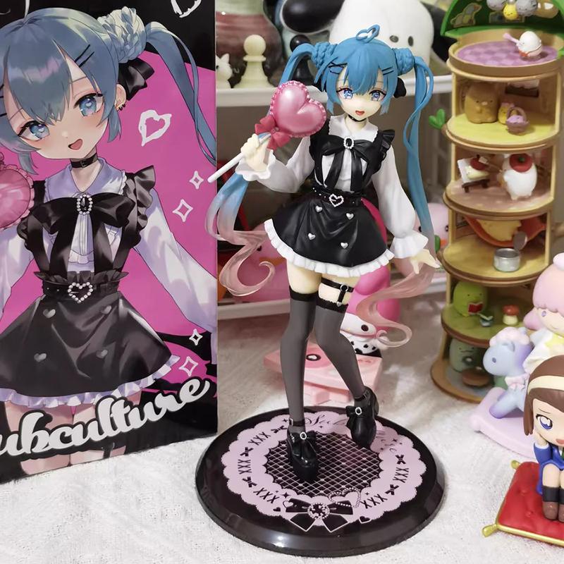 Hot Kawaii Girl Hatsune Miku Anime Figure Fashion Subclture Miku Action Figure Christmas Gift PVC Collection Model Doll Toys