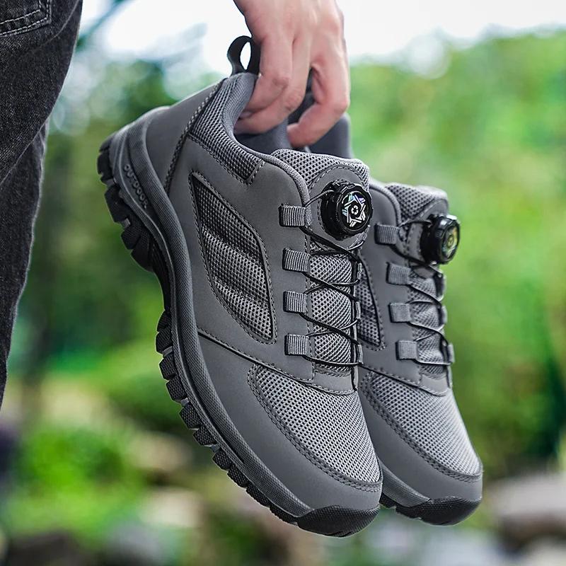 Herren Wanderschuhe Premium Outdoor Übergröße Wanderschuhe Atmungsaktiv Rutschfest Lässige Kletterschuhe Sportschuhe Kostenloser Versand