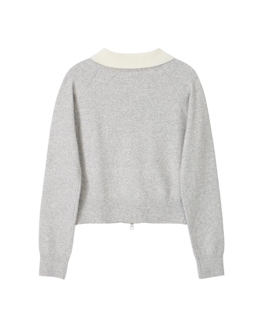 PANDORAFIT Arin Line Cardigan (Melange Gray)
