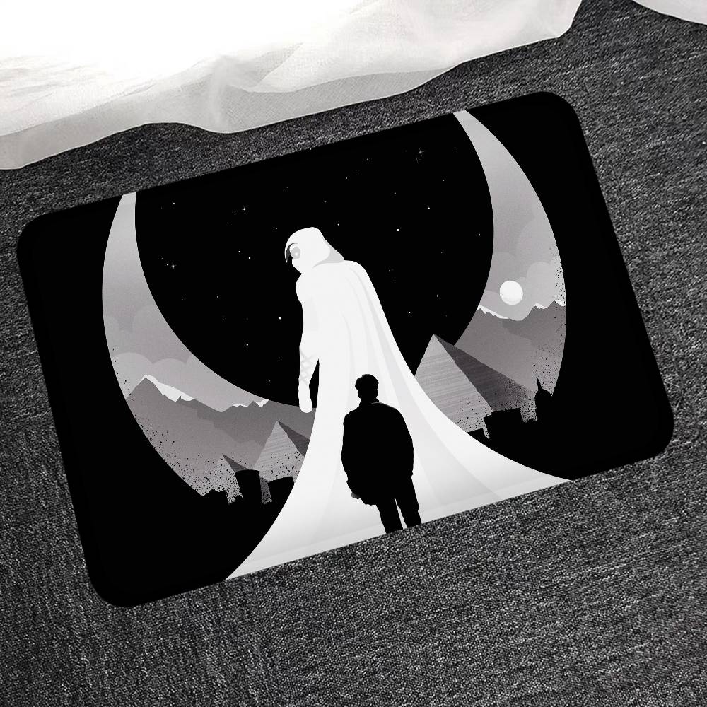 

Thrilling TV Series Moon K-Knight Hallway Carpet Non-Slip Laundry Room Mat Laundry Decor Balcony Child Living Room Toilet Rug 40x60 cm
